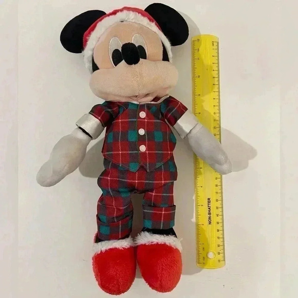 Disney Store Christmas Holiday Mickey Mouse Collectable Plush Decoration - Picture 8 of 9